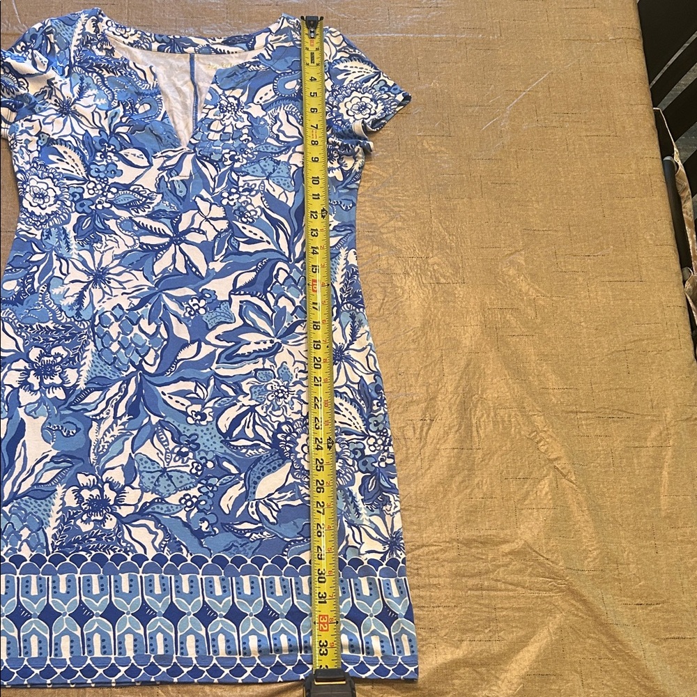 Lilly Pulitzer UPF 50+ Sophiletta Dress Flocking Fabulous $65 Size M - Picture 9 of 13